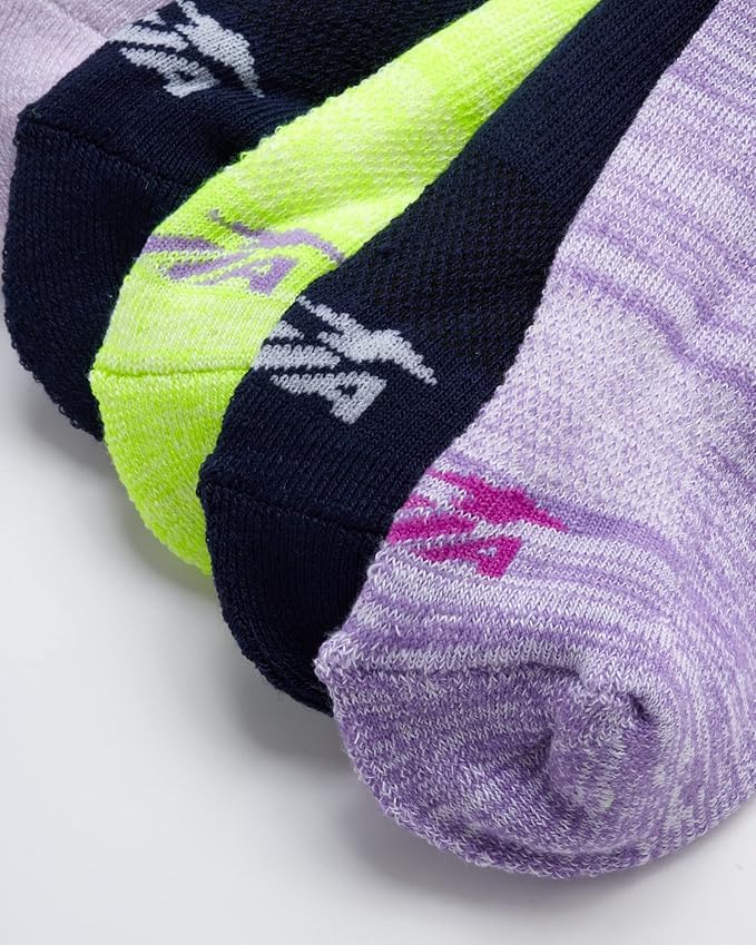 Image of Avia Womens Low Cut Socks - 6 /10 Pack Performance Stretch Cushioned Moisture Wicking Athletic No Show Socks for Women (4-12)