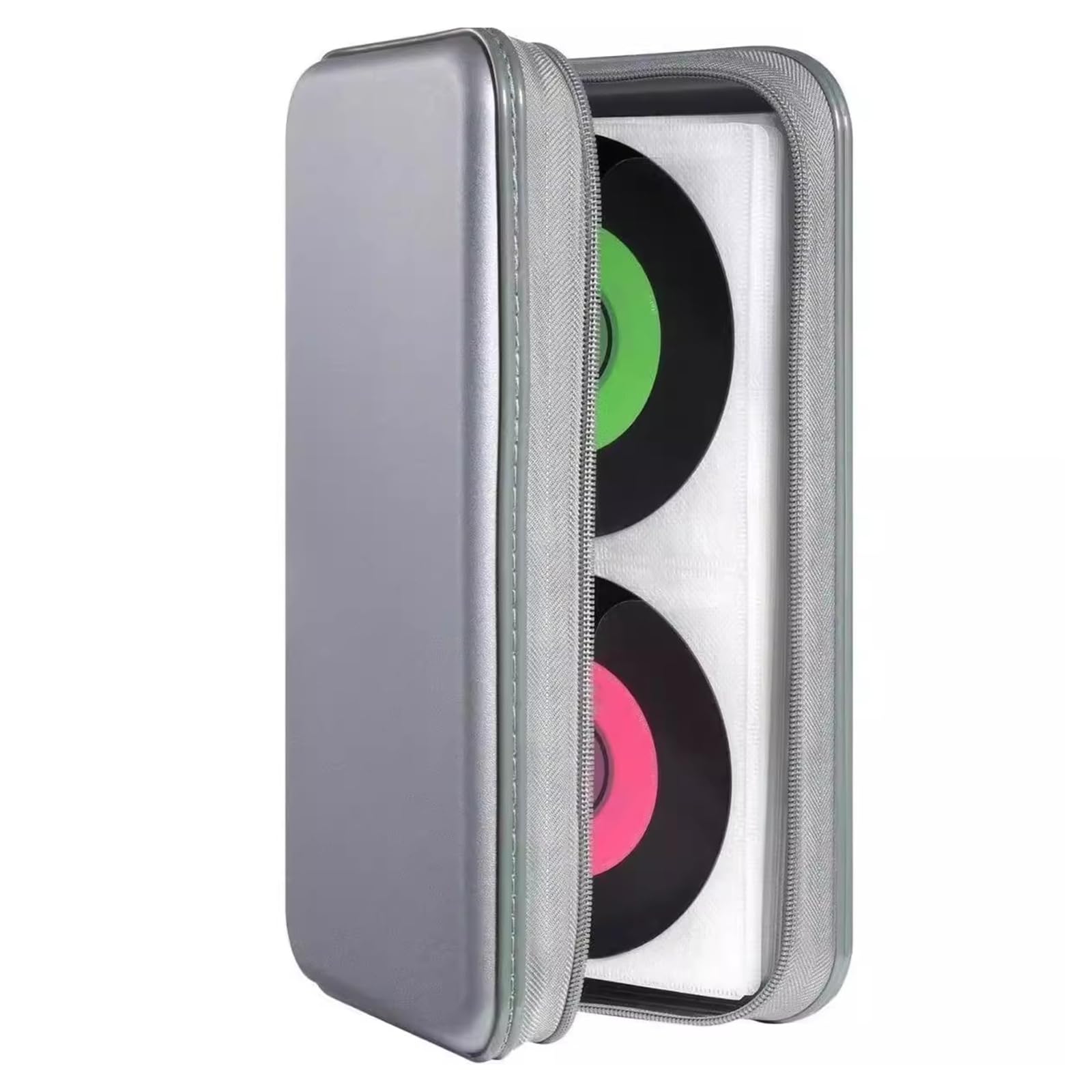 80-slot CD Storage Bag Disc Box Protezioni Antipolvere Custodia Sleeve Storage per uso viaggio CD Disk Bag, Nero , Bellezza di massa