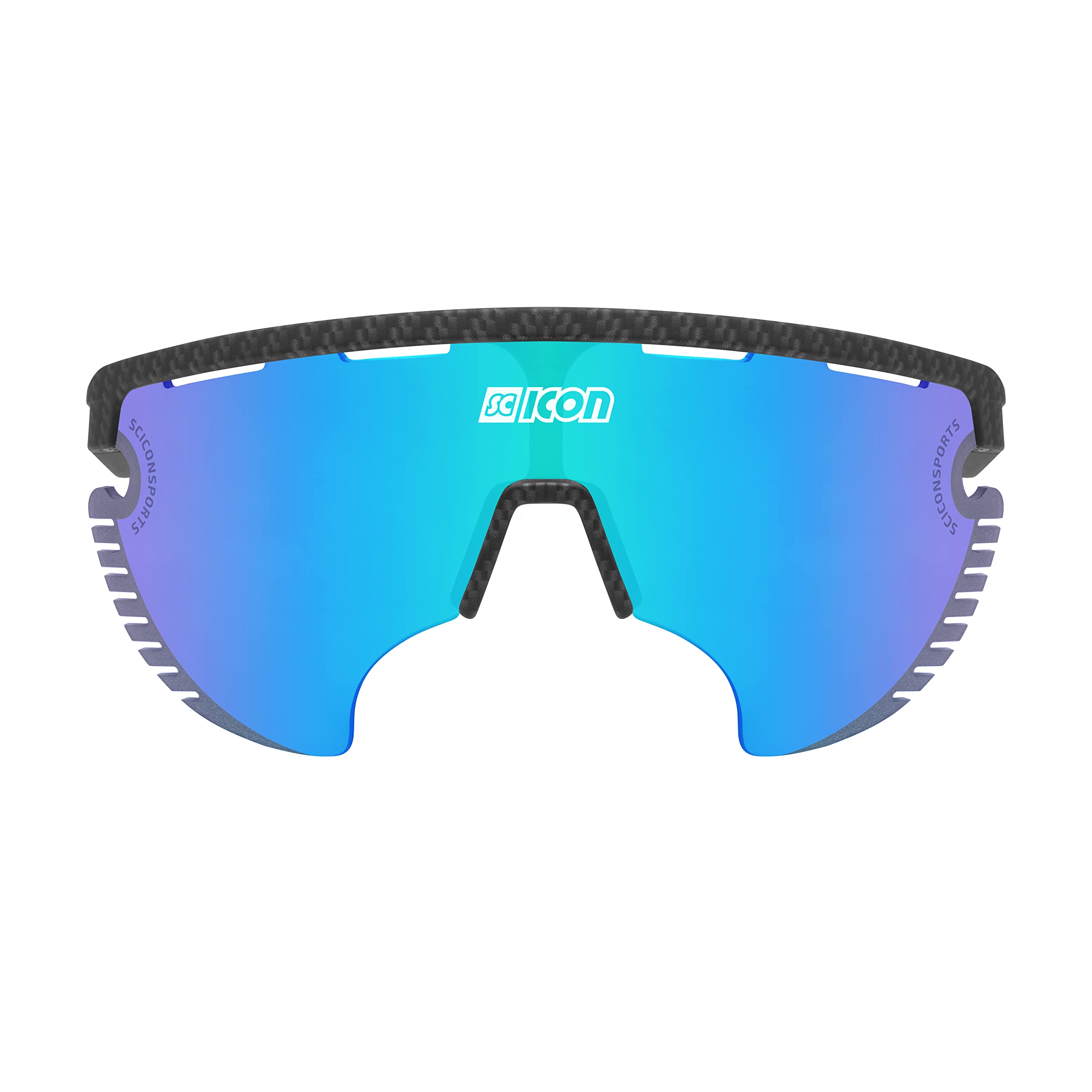 Scicon Lunettes - Aerowing - Carbon Matt / Multimirror Red