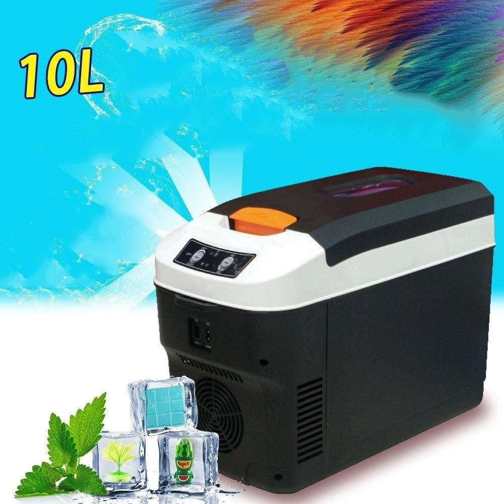 Frigo Portatile Termoelettrico, 12V/220-240V Frigorifero per Auto Raffreddatore Mini Portatile da 10 Litri, per Auto e Campeggio