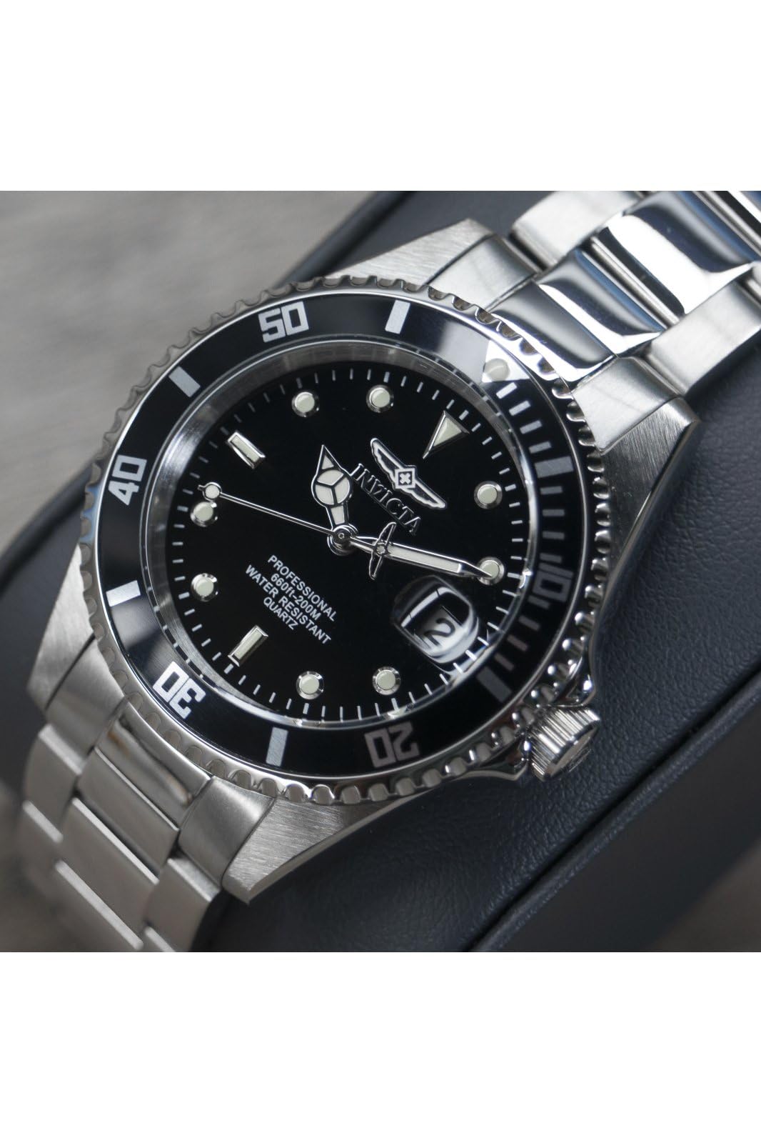 Invicta Pro Diver Zegarek z kwarcem ze stali nierdzewnej - 37 mm