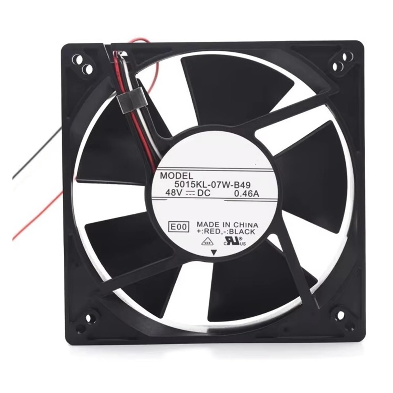 LZIKKGKI 5015KL-07W-B49 12.7CM 127 * 127 * 38MM 48V 0.46A Cooling fan(2wire A1)