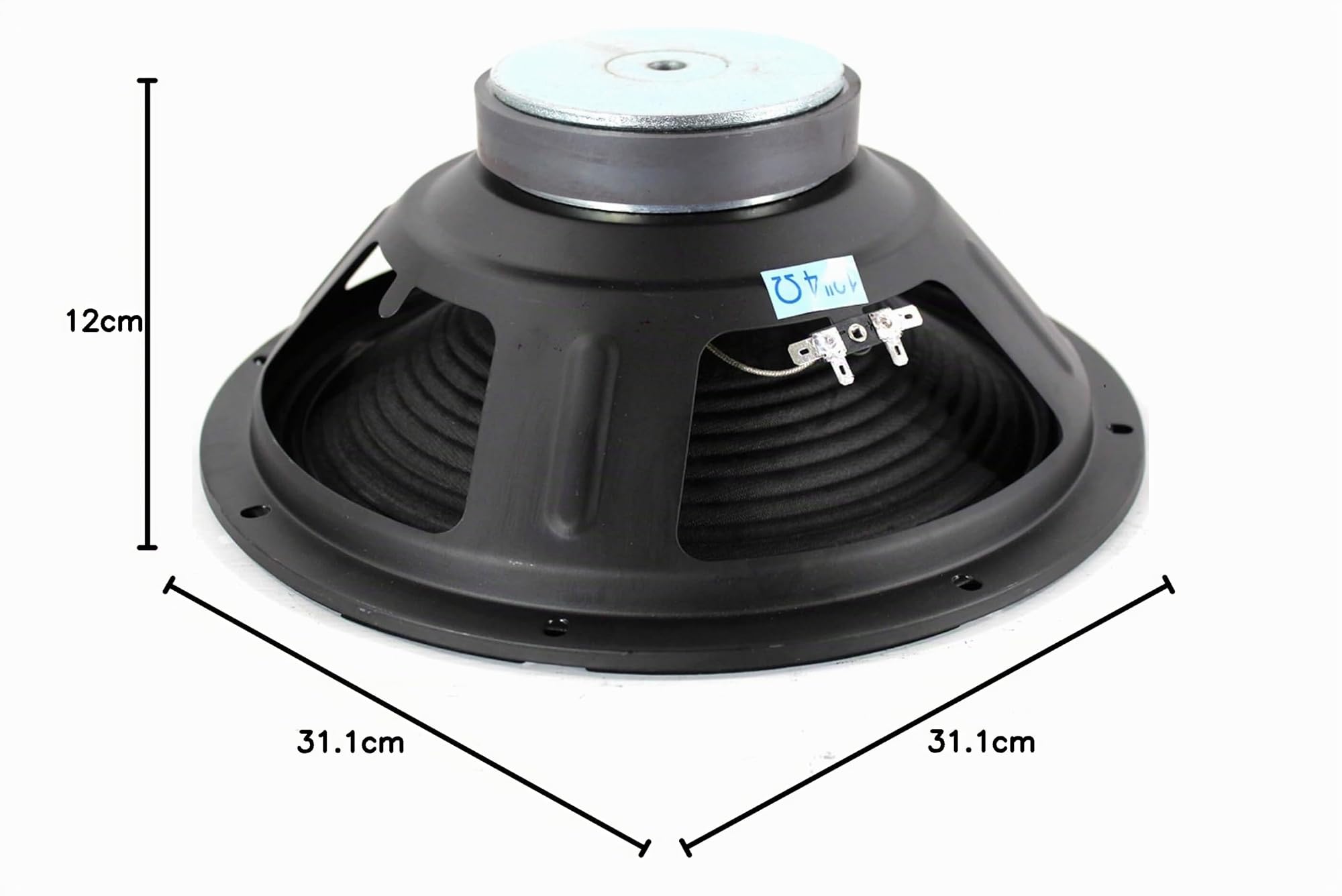 Vonyx SP1200 Haut-Parleur 12 Pouces 400W Max 30cm Suspension Dure