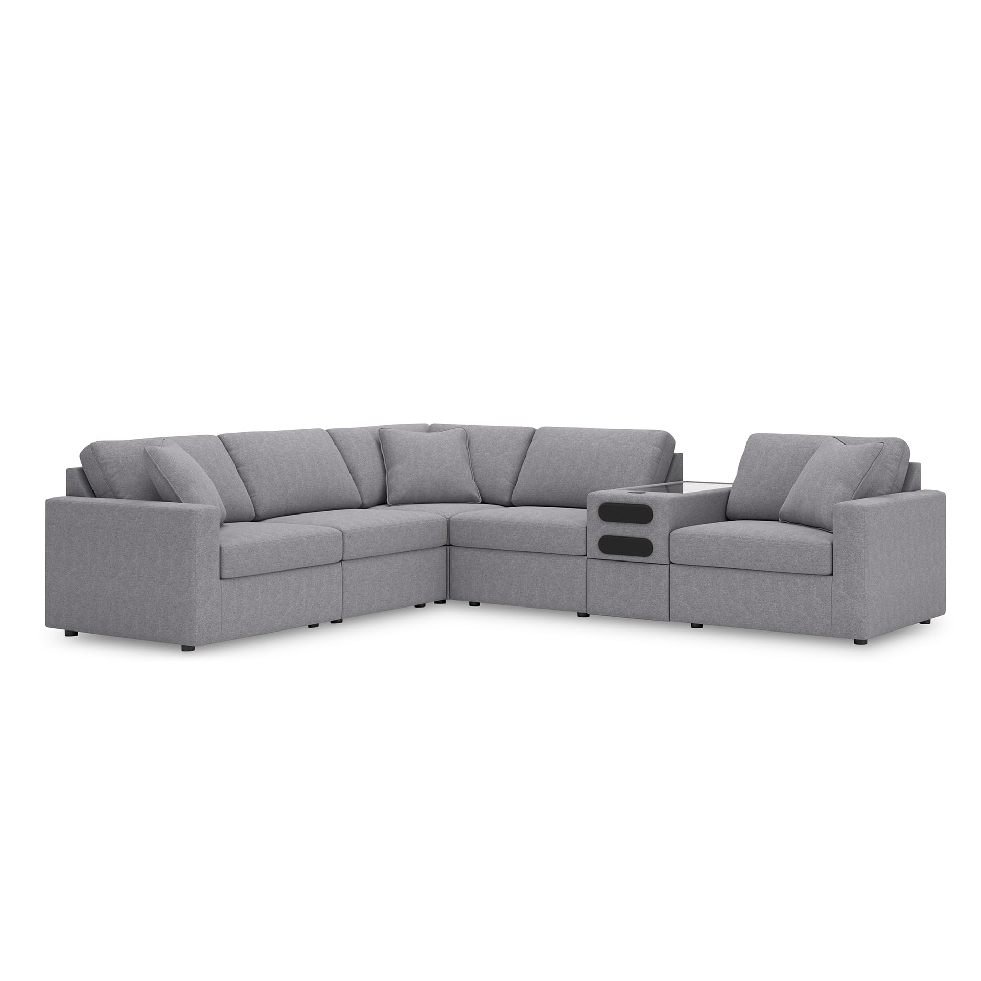 Signature Design by Ashley Modmax 6-Piece Modular Sectional Sofa, Granite
