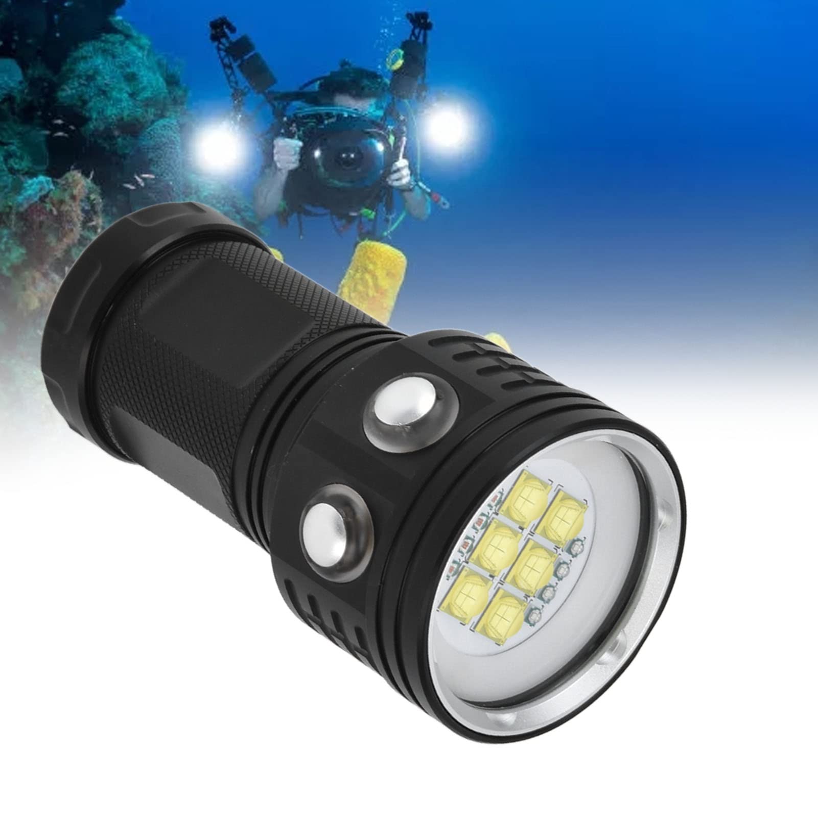 Portable Diving Lantern Aluminum Alloy Light Lamp 14led Underwater Diving Diving Lanterna