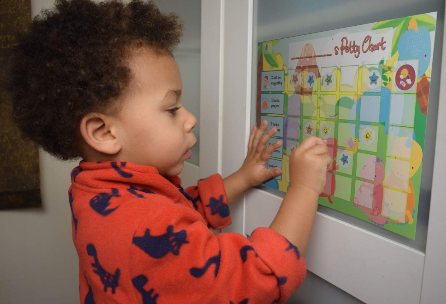 Potty Training Reward Chart Dinosaurs Toilet Training Star Chart for