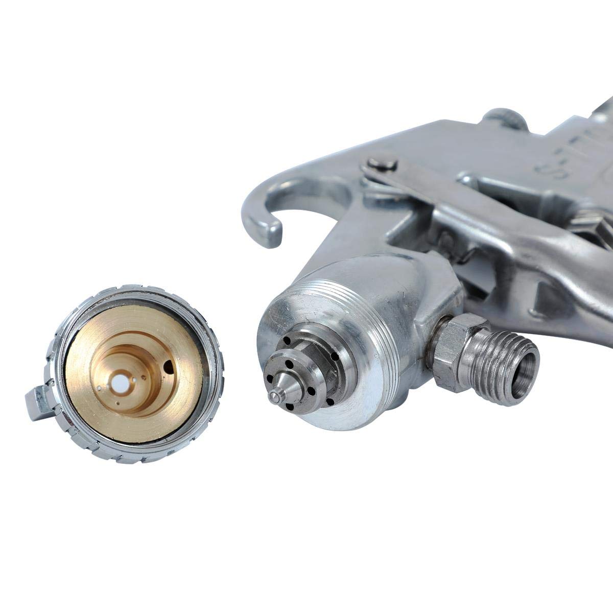 ORAZIO Pistola a Spruzzo per Verniciatura ad Aria, Pistola per Verniciatura ad Aria per Auto Camion Capacità 1000 ml Ugello 2 mm 221250A