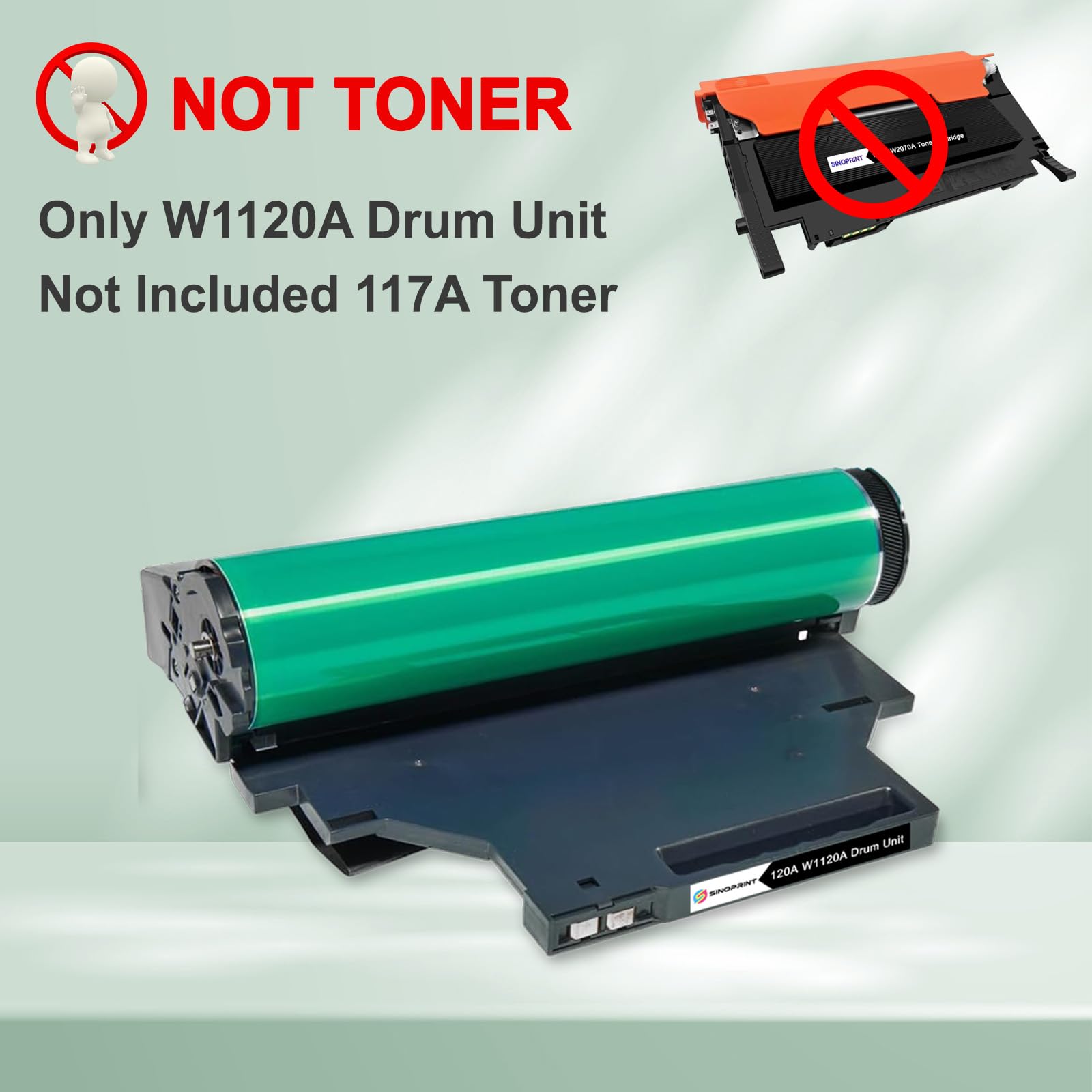 120A W1120A Unité de Tambour Compatibles pour HP 120A W1120A Tambour pour HP Color Laser 150nw 150a Laser MFP 179fnw 179fwg 178nw 178nwg, 16000 Pages