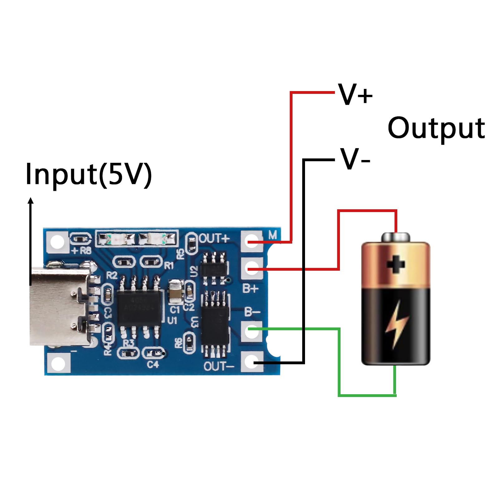 5A Caricabatterie Al Litio CV CC Buck Abbassa Il Modulo Modulo Di