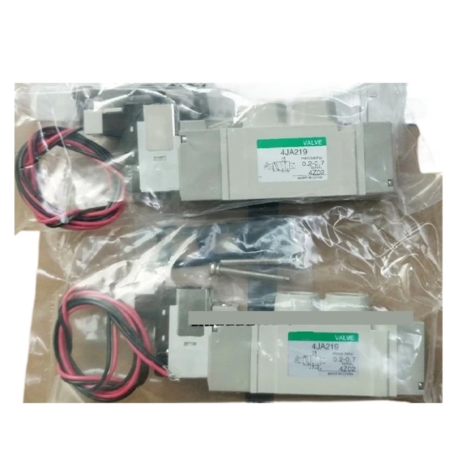 Kkhcmzpi One Color 1Pcs 4Ja219-06 4Ja229-06 4Ha229-06 4Ha219-06 Solenoid Valve(4Ja219-06)