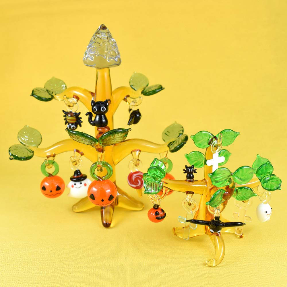 Amazon.co.jp: かわいい手作り ガラス細工 ハロウィンの森 : ホビー