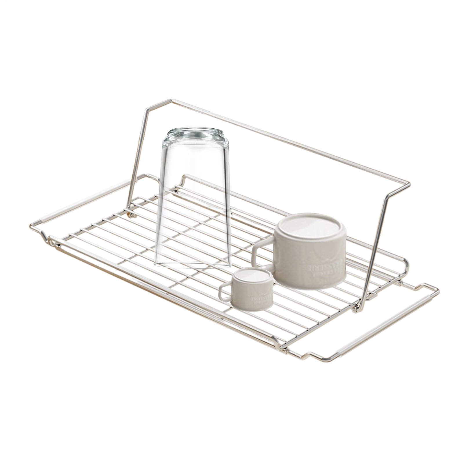 Générique Scolapiatti - Portautensili da cucina estensibile in acciaio inossidabile, accessorio multifunzione estensibile con supporto per utensili in acciaio inossidabile per lavello e lavello