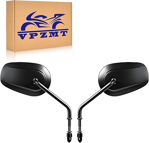 Espejos retrovisores negros de lágrima de 0.315 pulgadas para Harley Davidson Sportster XL883 1200 1982-2025, Road King Road Glide Street Glide Tri