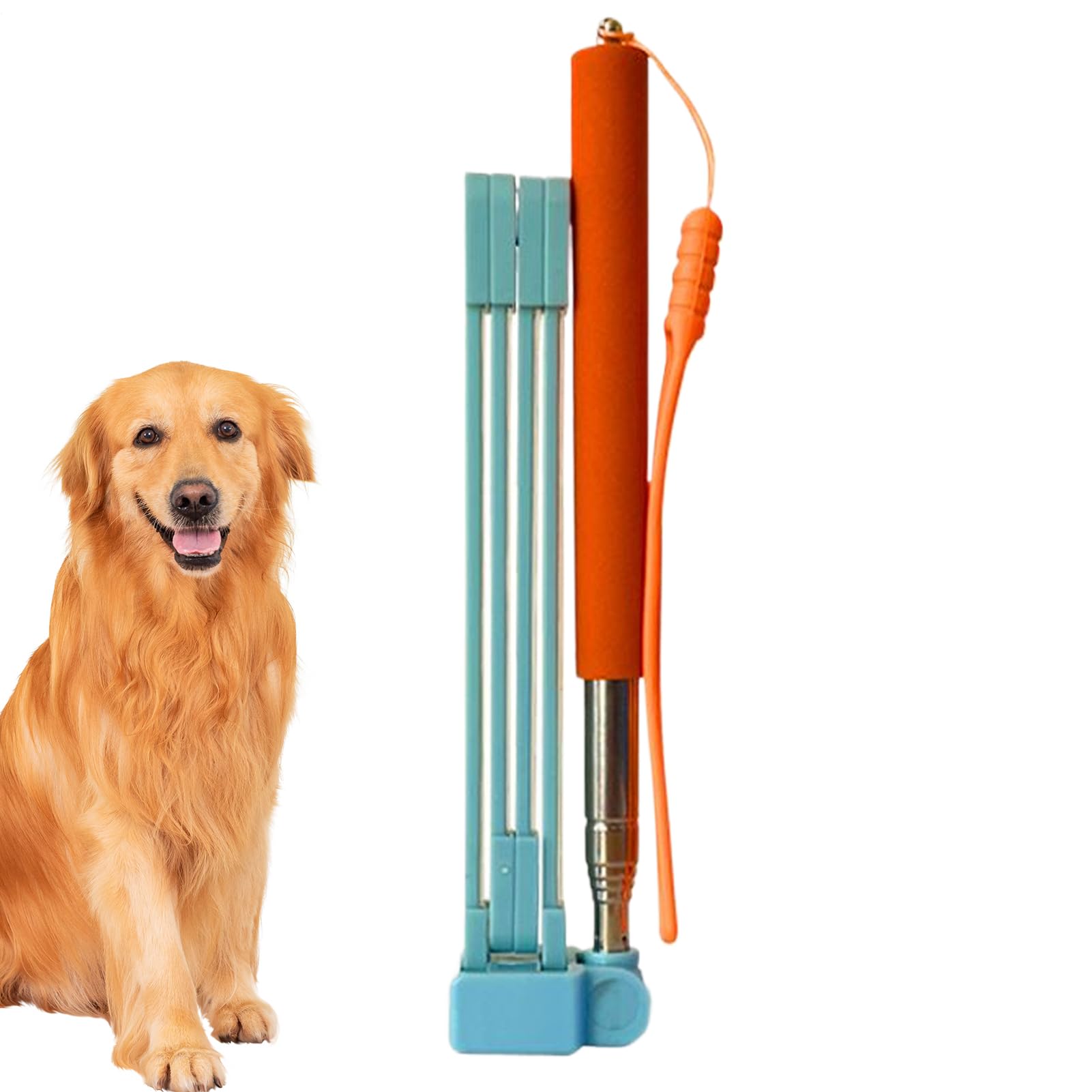 Ramasse-Crottes pour Chien | Attrape-Crottes avec Long Manche Télescopique - Accessoire de Nettoyage avec Sacs à Déchets pour Déjections Canines, Solution Hygiénique pour Toutes Races
