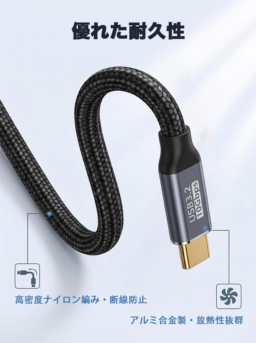 Amazon.co.jp: USB-C & USB-C ケーブル 3M Type-c ケーブル USB3.2