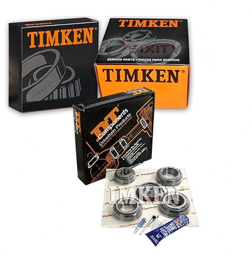 Timken Kit de rodamientos y sellos del diferencial de eje trasero compatible con Ford F-250 Super Duty 1999-2007