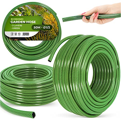 Manguera de Jardín 1/2" 50m Verde