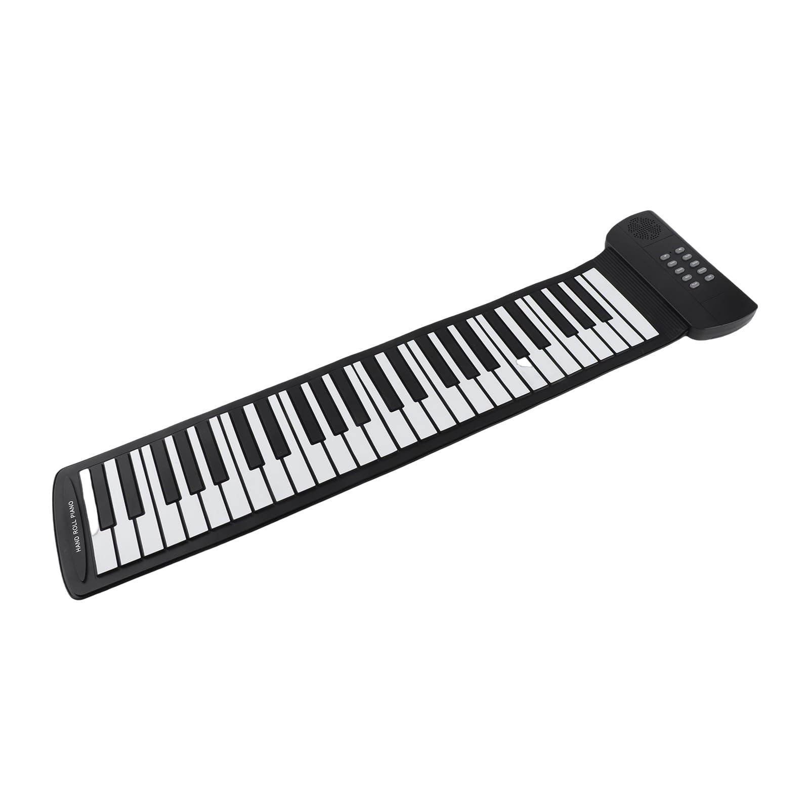 Roll-Piano Silikon-Tastatur, 49 oder 61 Tasten, Faltbares Keyboard mit Stereo-Lautsprecher, 16 Instrumente, 6 Demo-Songs, Aufnahme & Sustain-Funktion, für Kinder & Anfänger (49