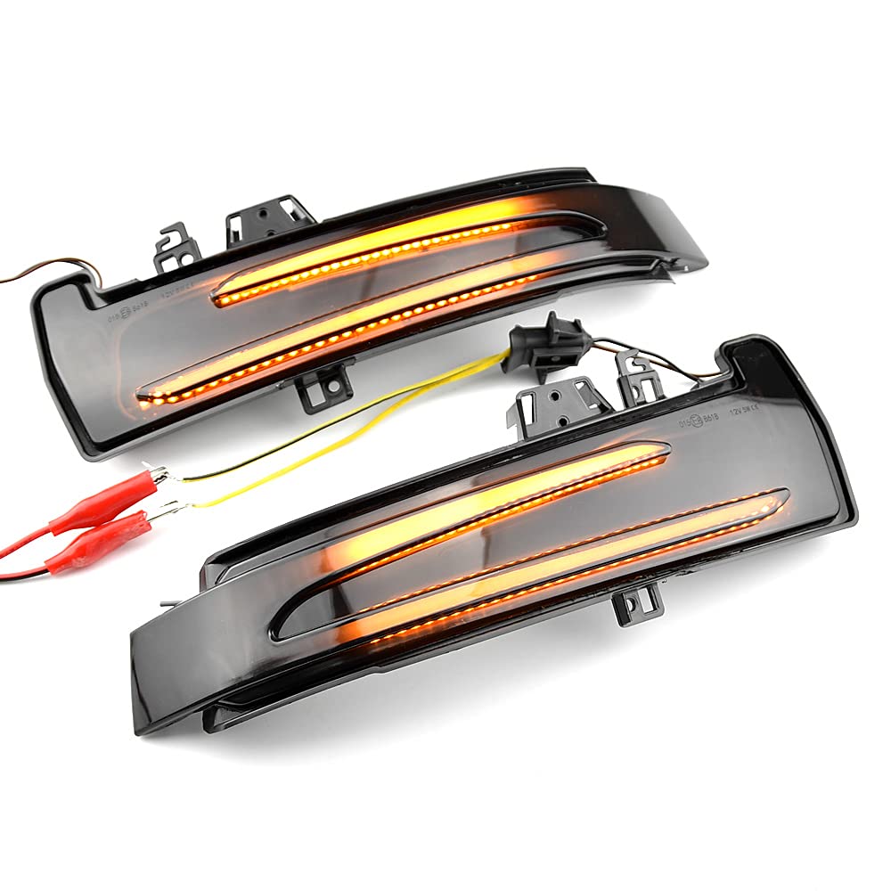 2 pezzi Indicatore di direzione per specchietto retrovisore, a LED, Compatibile con C/E/S/Cla/Gla/Cls Classe W176 W204 W246 C216 C117 C218