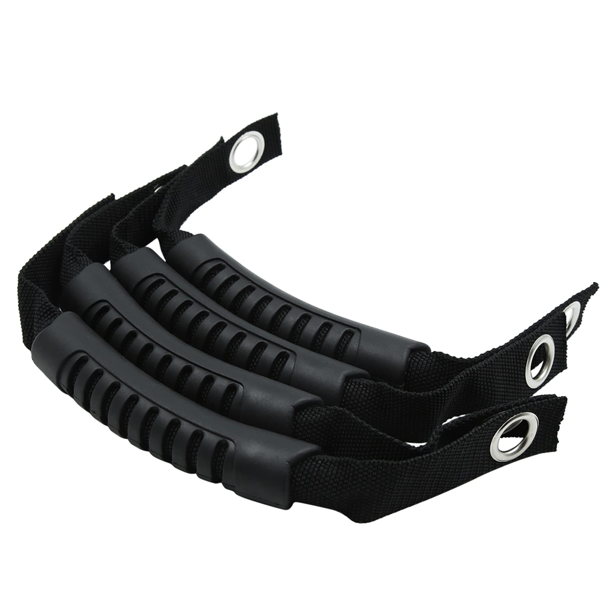 X AUTOHAUX Car Rear Seat Grab Handle for 2007-2018 Black 4pcs
