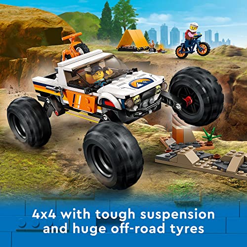 Lego 6425862 City 4X4 Off-Roader Adventures 60387 Building Toy - Camping Set Including Monster Truck Style Car thumb #2