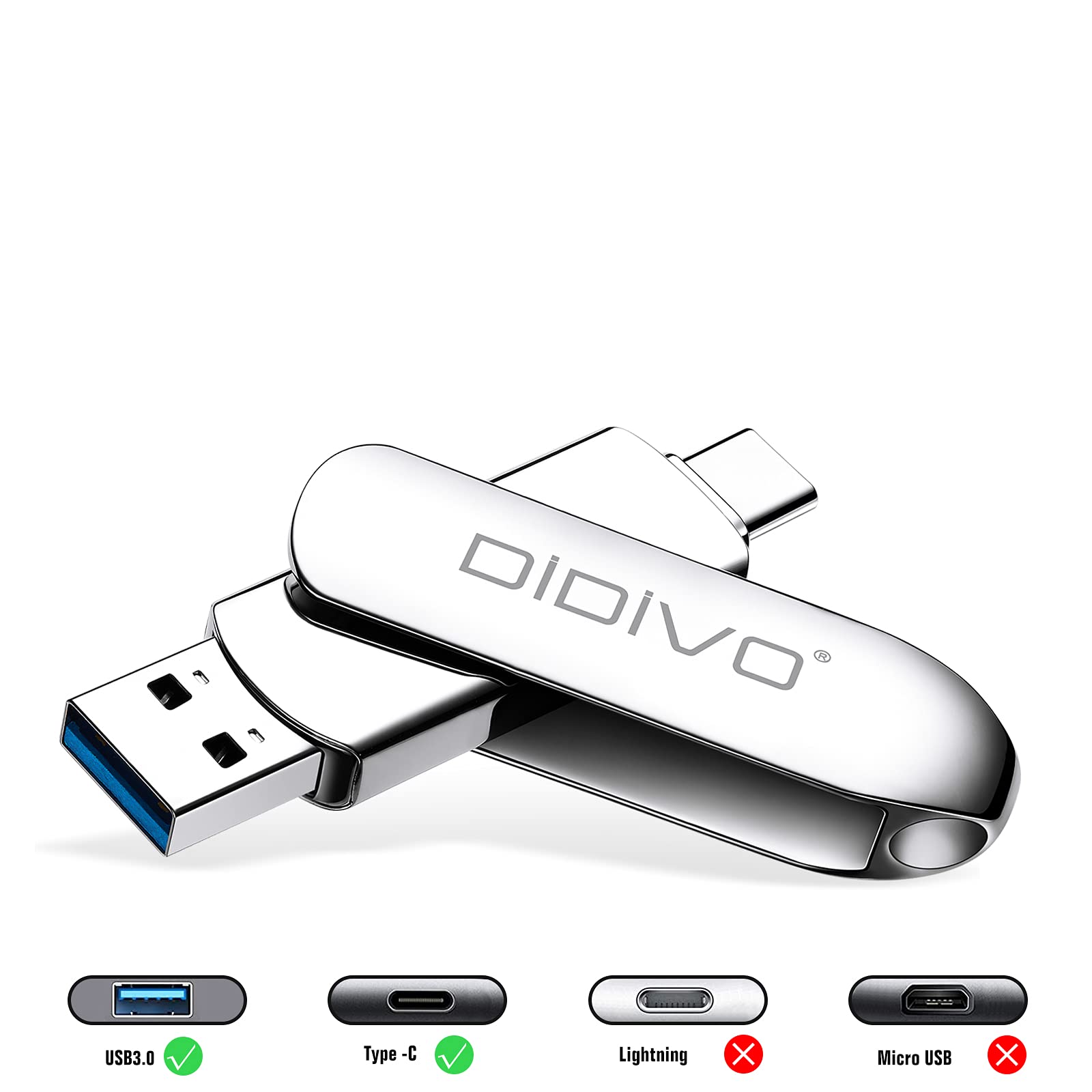 Amazon | 外付けSSD 2TB、最大460MB/s・USB-C/A 2 in 1ケーブル
