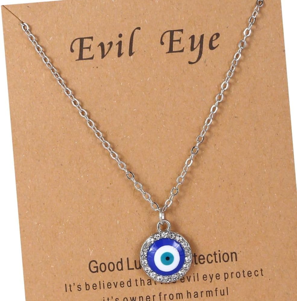 Amazon | [セドナの魔法] ナザールボンジュウ ネックレス[14番] Evil
