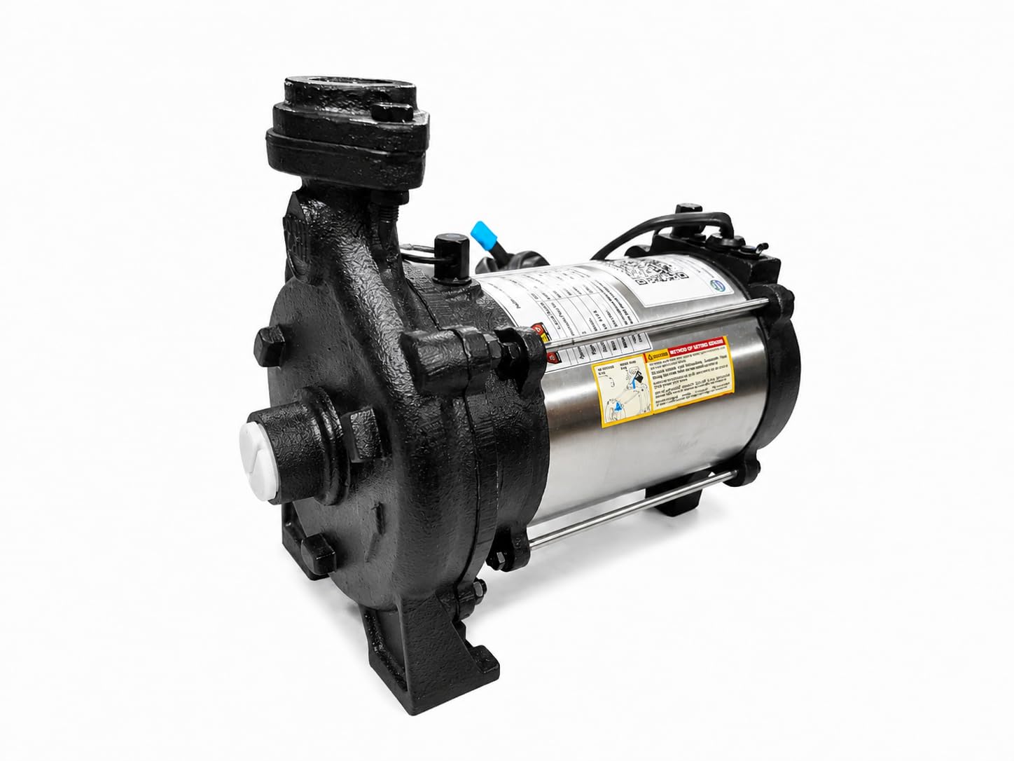 cri plano 106 open well submersible pump | stainless steel motor body, heavy-duty cast-iron pump housing, copper winding motor, energy efficient