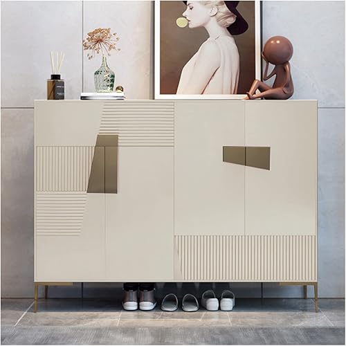 Miniatura 9 de KIZQYN Zapatero para puerta del hogar gabinete simple y moderno extraíble pequeño zapatero armario de entrada zapatero para armario color  beige