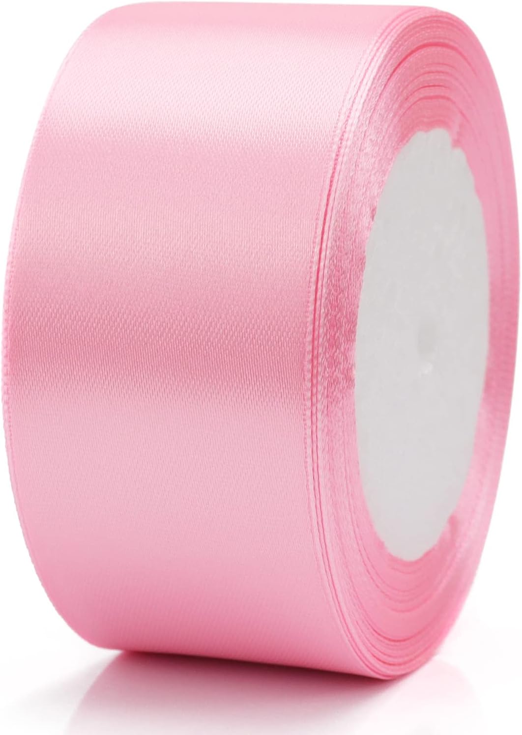 25 Yard Ribbon for Gift Wrapping Crafts Wedding Decoration Bouquets Party Arrangement (1 1/2 inch X 25 Yards, Light Pink) image 4