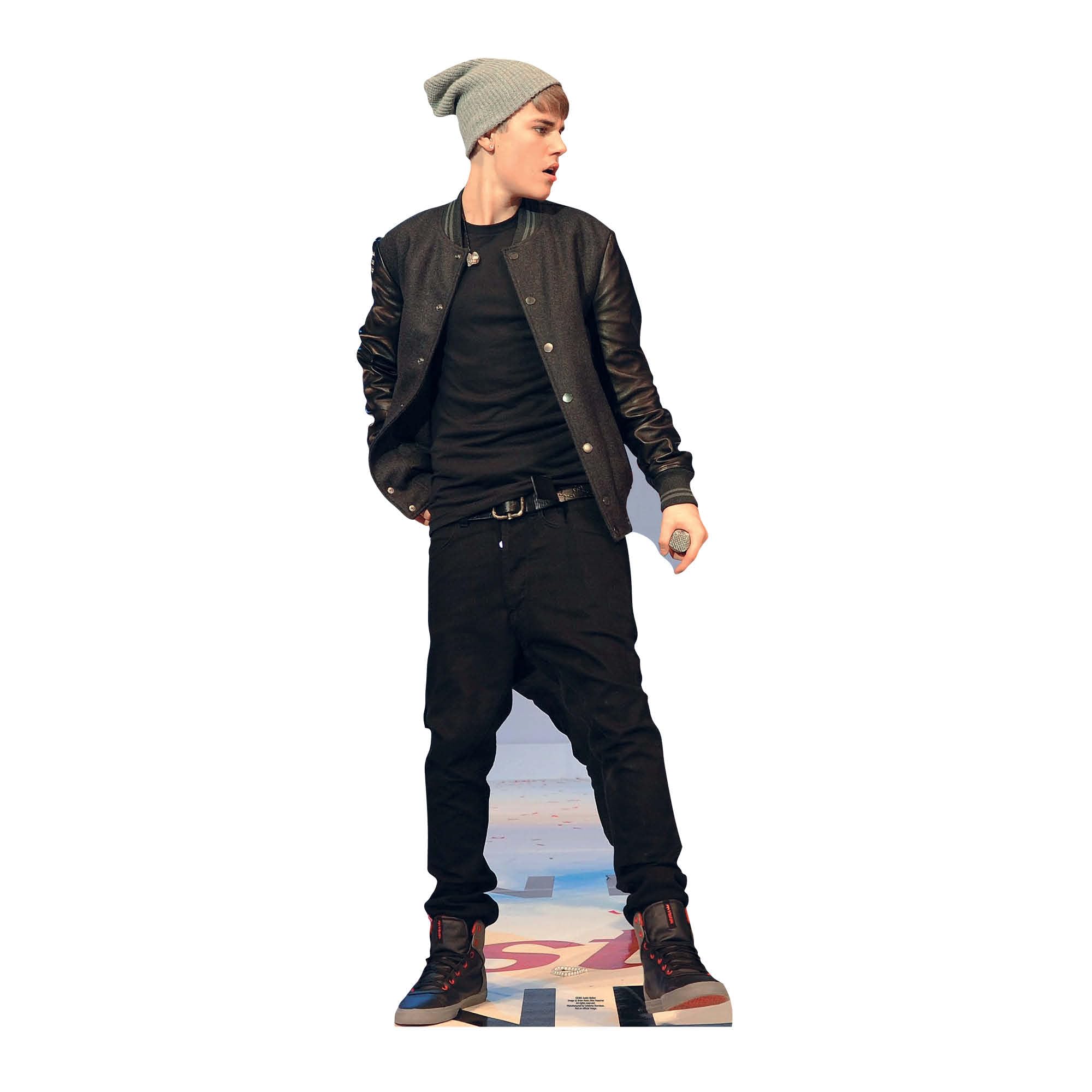 STAR CUTOUTS Lifesize Cardboard Cutout Justin Bieber On Stage 173cms Lifesize Cardboard Cutout
