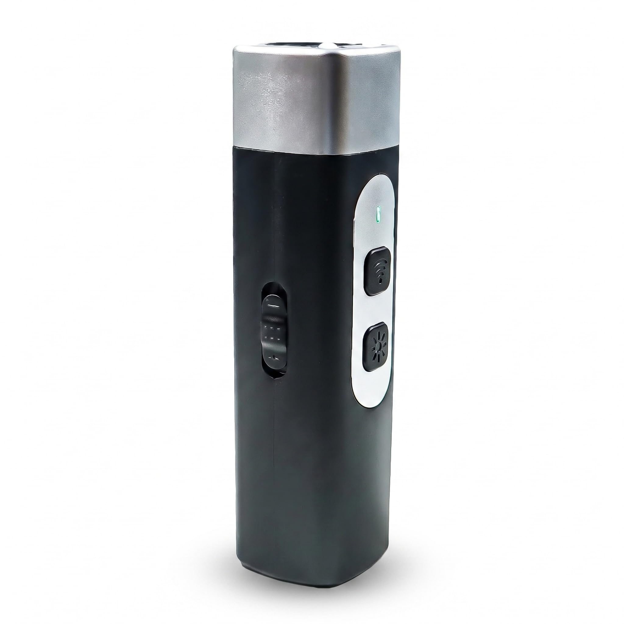 Dispositivo di Protezione da Attacchi di Cani con Ultrasuoni Potenti e LED Flash, Raggio 20m, Batteria Inclusa