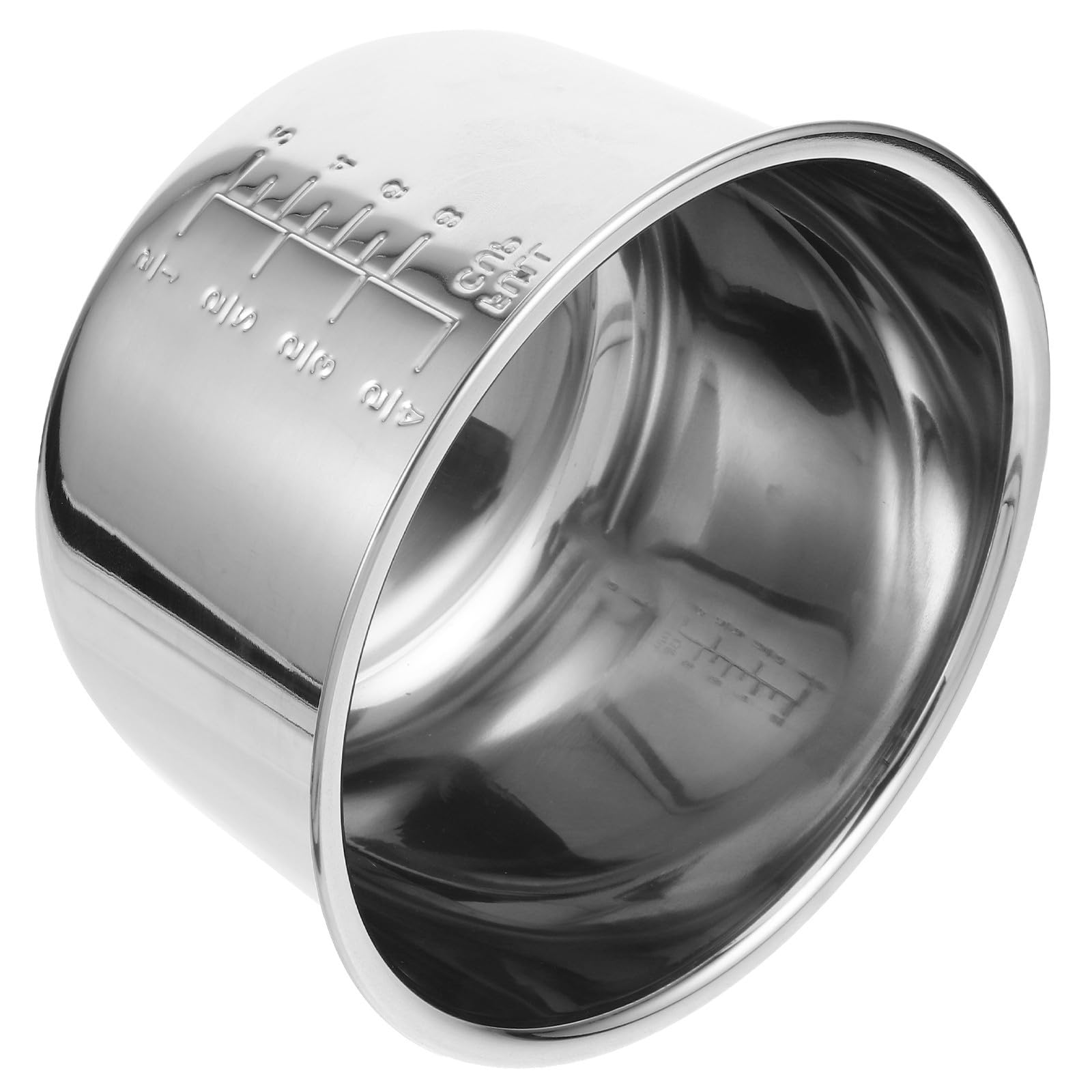 VICASKY Cubeta Olla de 6 litros de Acero Inoxidable 4l Buena Transferencia de Calor y Olla Interior Reemplazable para Olla de Presión Eléctrica