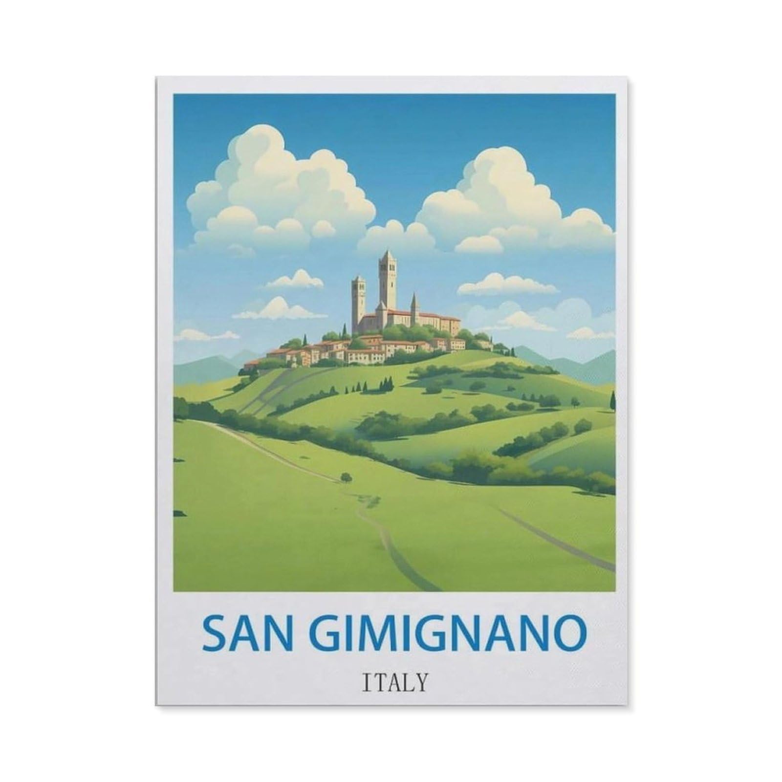 BEAYODKP Diamond Painting，San Gimignano Italy（40x50cm）