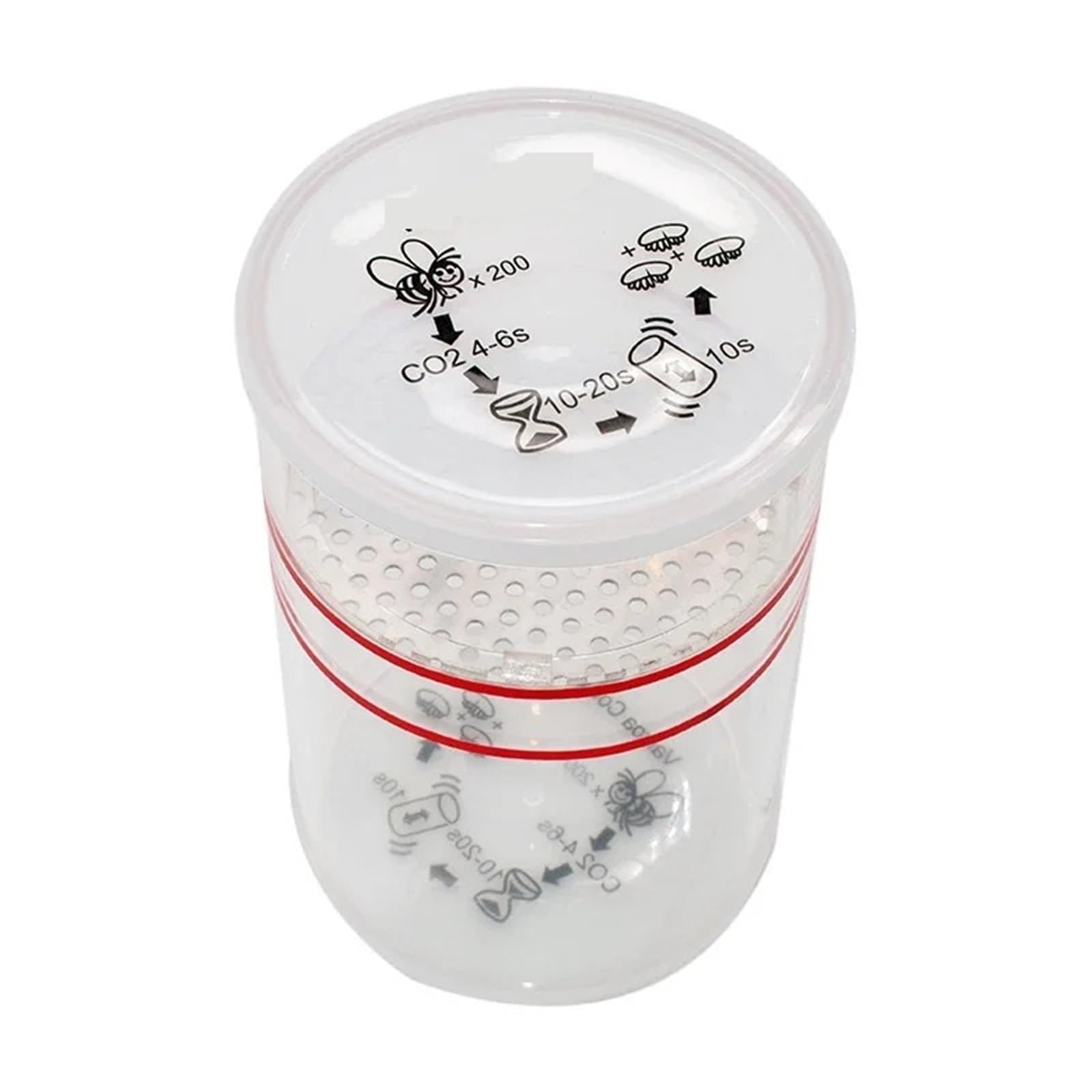 Llawqsm One Color Beehive Varroa Tester Co2 For Honey Bee Easy Check Mite Test Monitoring Tool Equipment