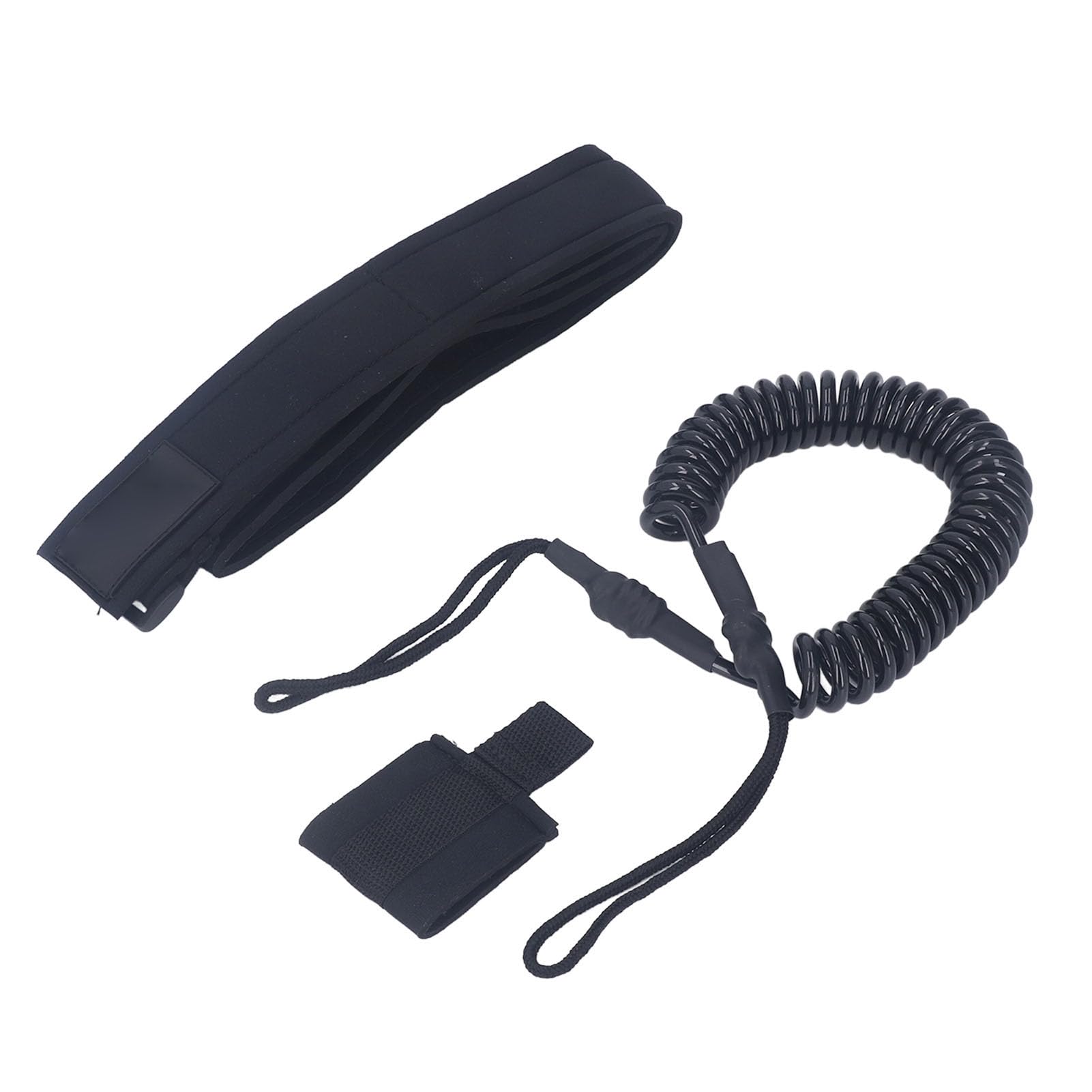 TPU Surfboard Leash, Secure Connection Skin Friendly High Strength Coiled Spring Surfboard Leash Comfortable Fast Resilience 6mm for Water Sport