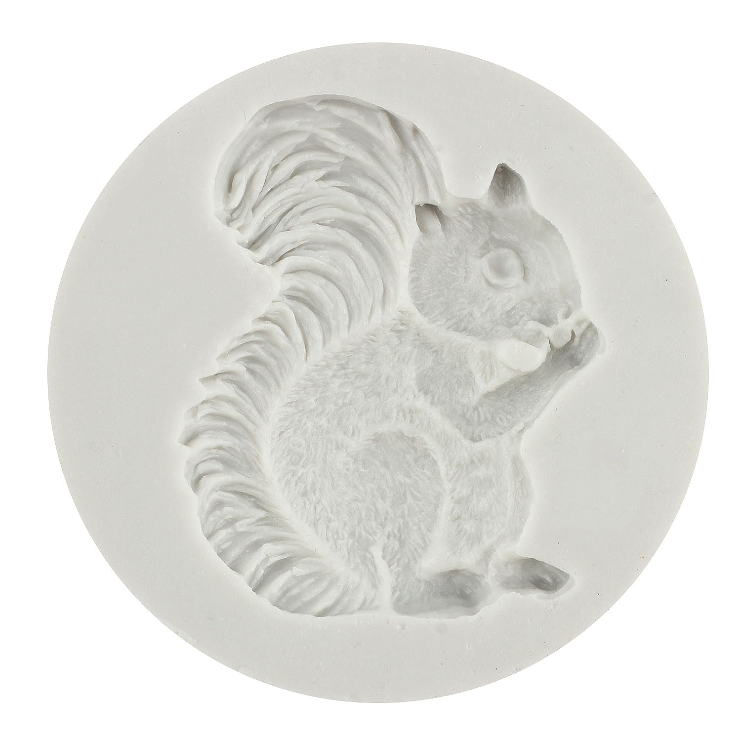 Lot De 4 Moules En Silicone Animaux Forêt - Écureuil, Pomme De Pin, Souche & Tronc - Pour Chocolat, Fondant, Décoration Gâteau
