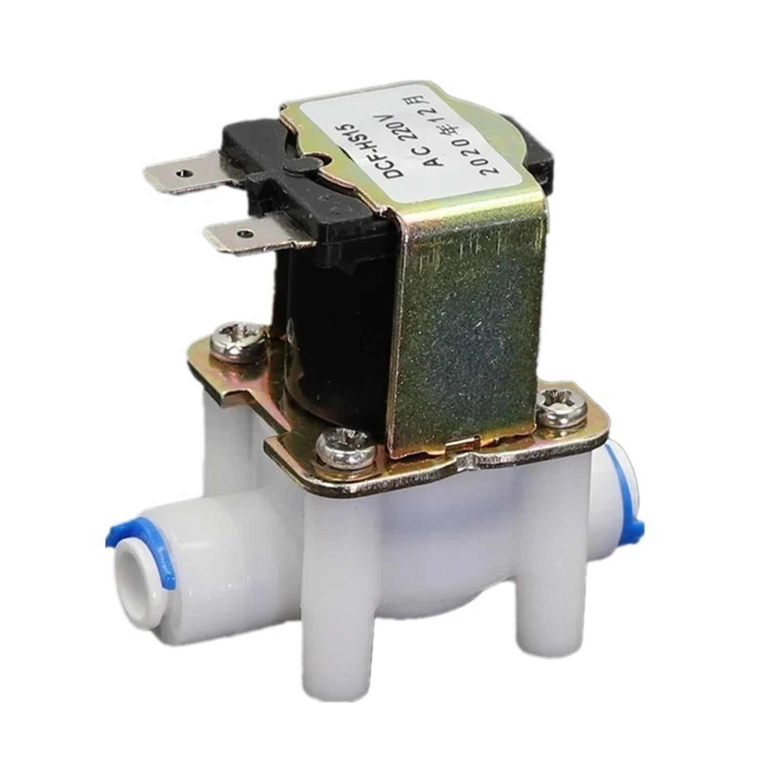 Électrovanne pour osmoseur résolvant les chutes de pression avec raccord 1/4" 12V