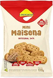 Biscoito Mini Maisena Integral Diet, Zero Lactose Lowçucar 100g