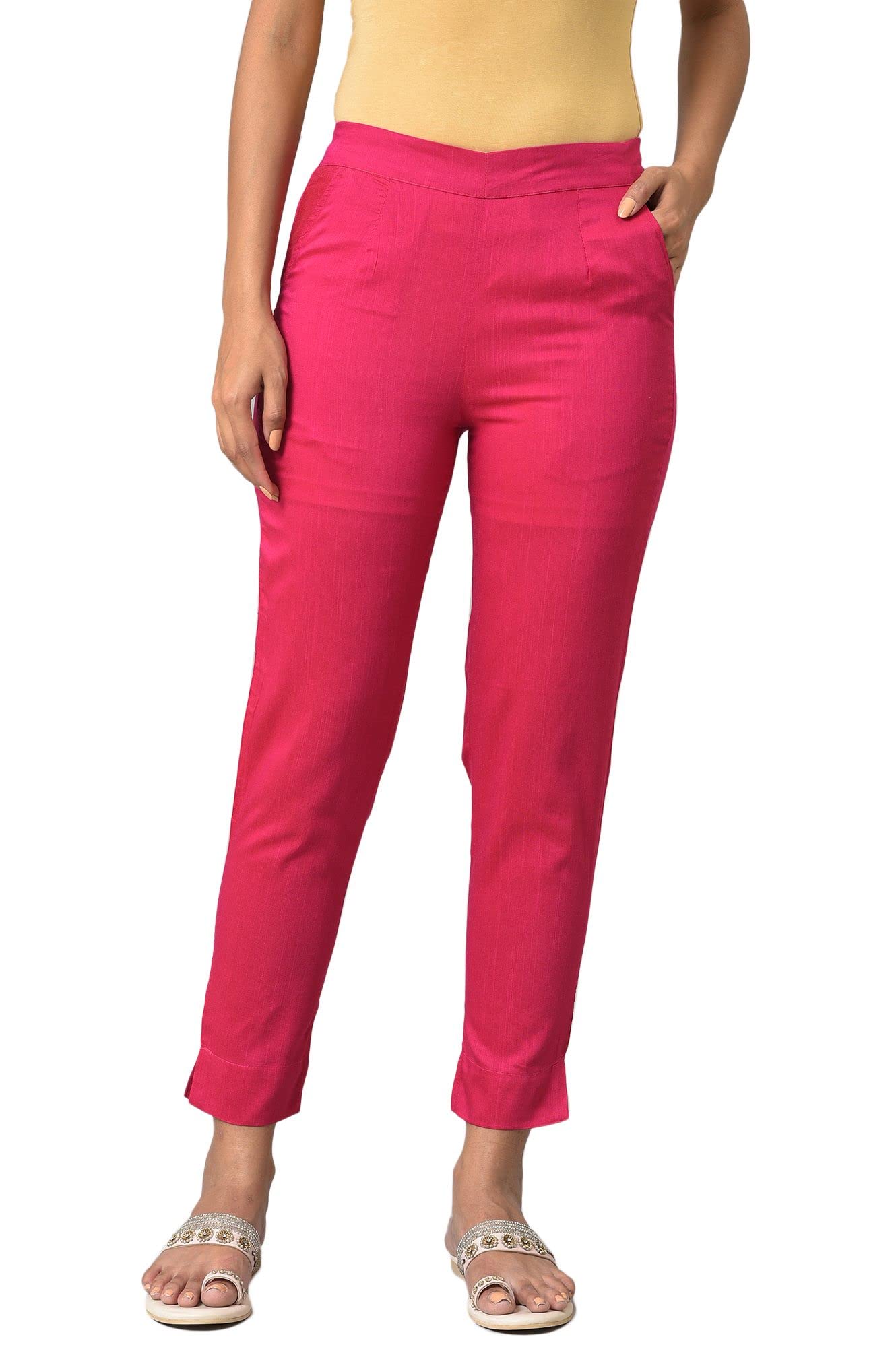 aurelia Women's Relaxed Fit Mid Rise Pants-picture-10