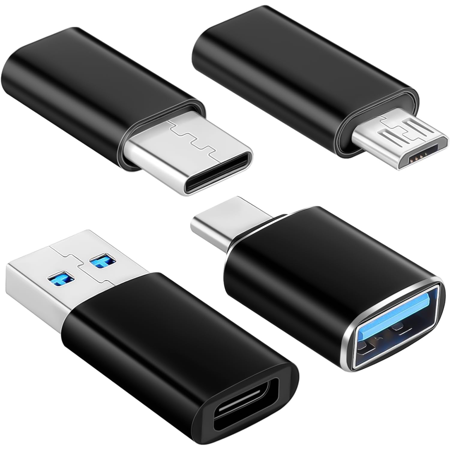 Adattatore Collegare Spina Collegamento Cellulare Premium USB 3.1 Tipo C A Micro - Foto 7