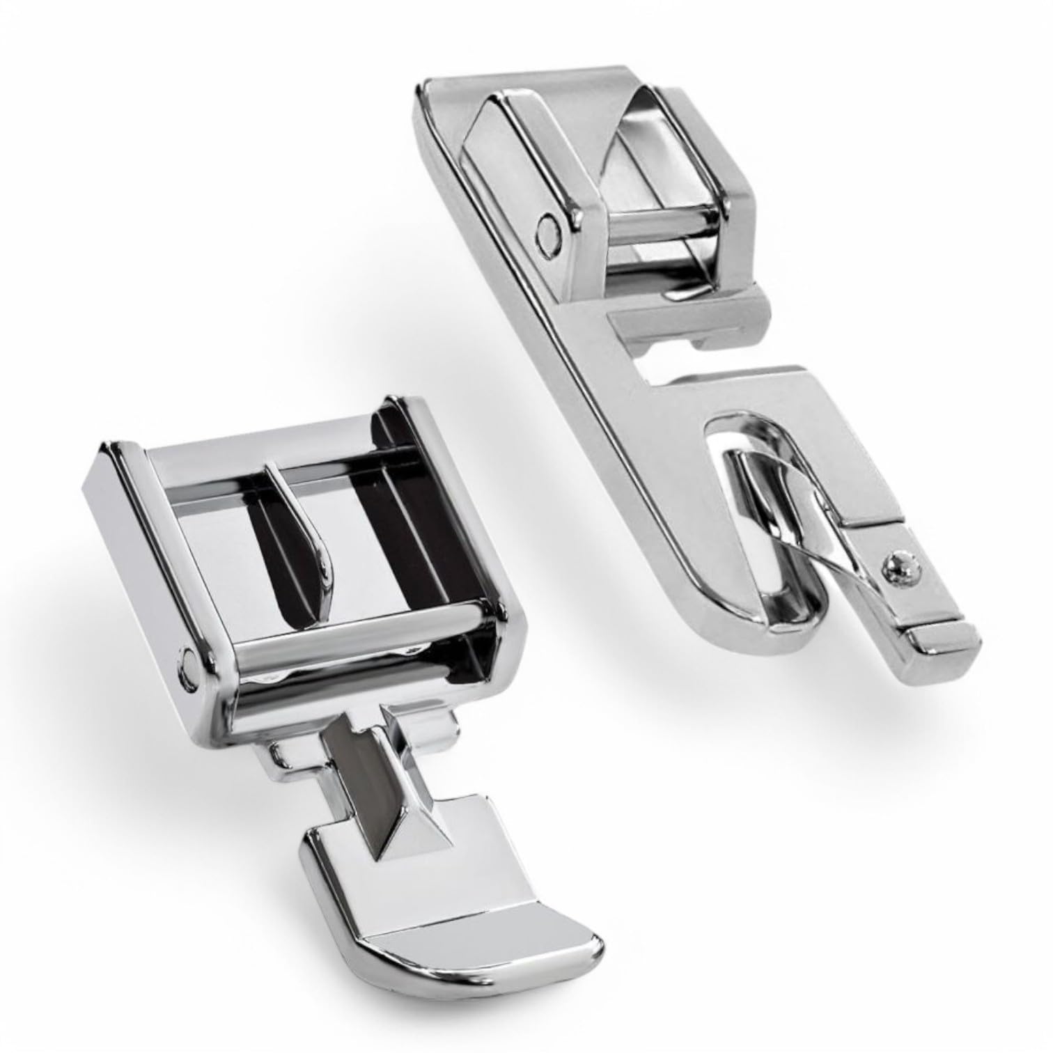 Zenith Zipper & Pico Presser Foot Combo - Snap-On for Automatic Sewing Machines | Fits Singer, Usha, Brother | Ideal for Zippers & Narrow Hemming |(Zipper & Pico Foot)-image-24