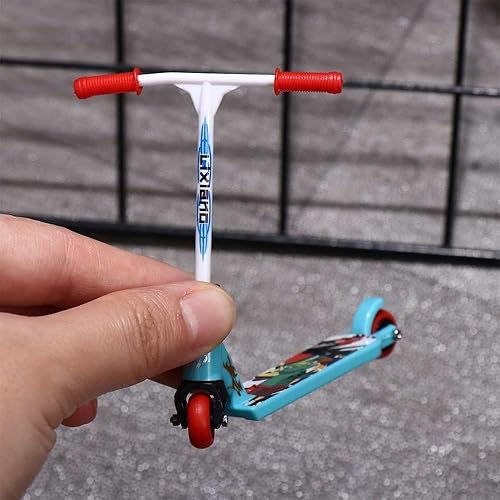 Miniatura 4 de Galepromot Patinete de dedo rojo Mini juguetes de dedo de dos ruedas Accesorios de tablero de dedos Skateboard Finger Toy para fiesta favores