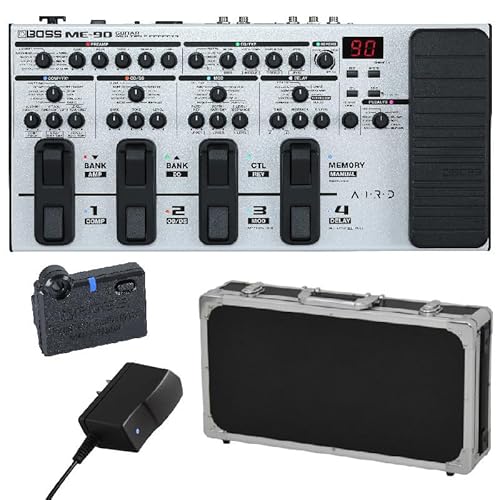 BOSS ボス ME-90-WH Guitar Multiple Effects 《限定生産 ホワイト カラー 》 + BT-DUAL + 純正アダプター PSA100S2 + EC60 BK エフェクター ケース セット