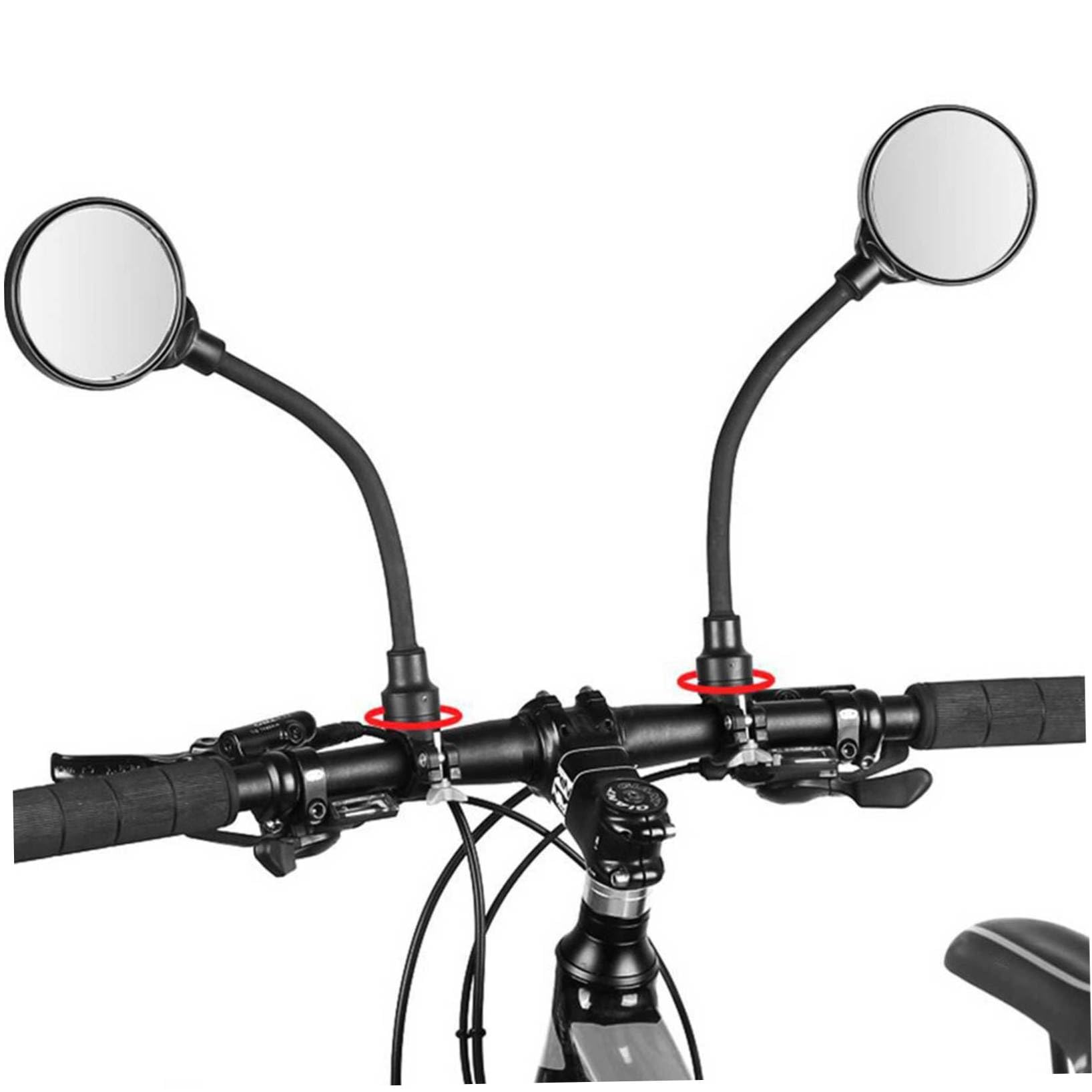VICASKY 2 specchietti da bicicletta regolabili per manubrio, robusti specchietti retrovisori per mountain bike, bici da corsa, facile installazione per una visione chiara