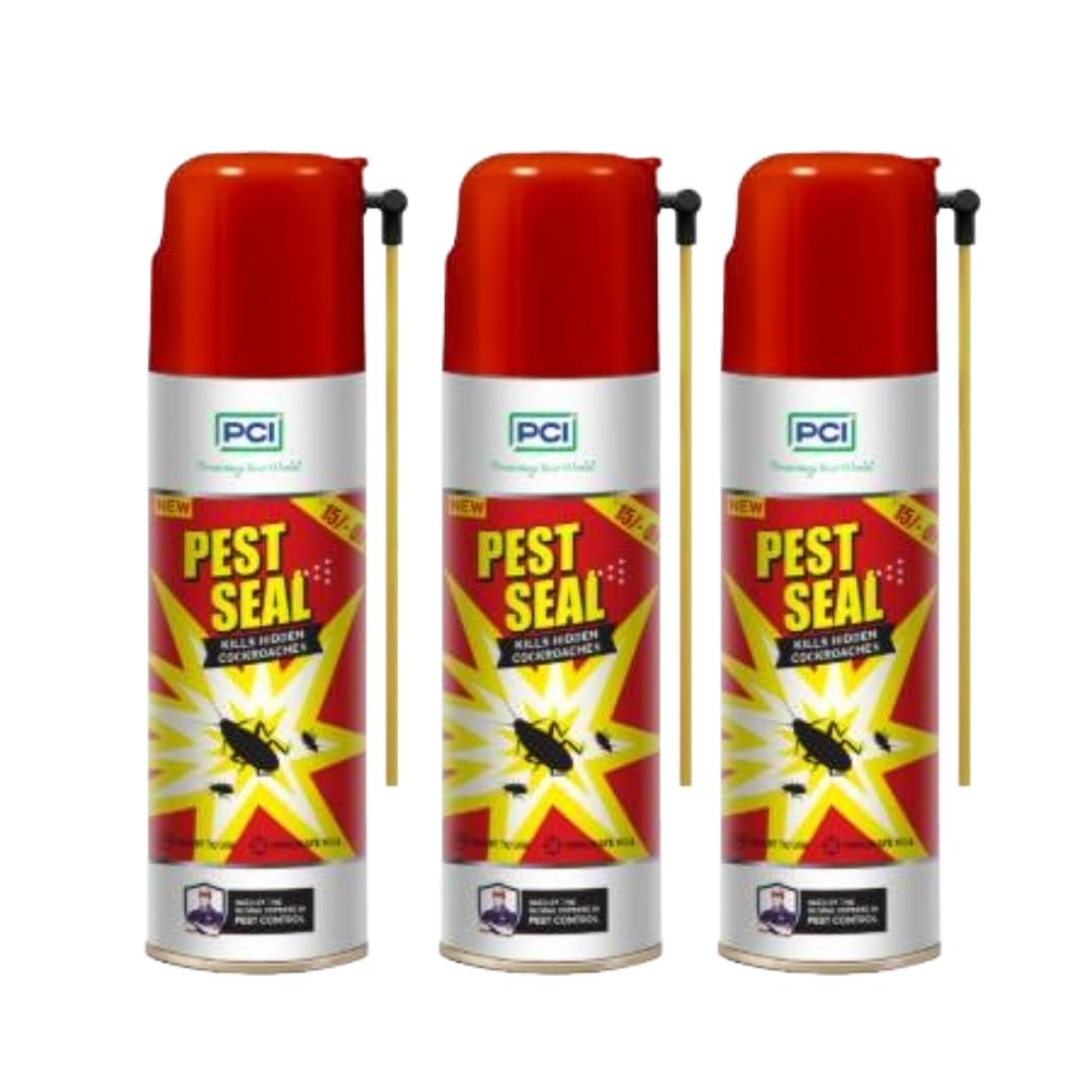 PCI Cockroach Repellent Spray – 200ML | Rapid Action Cockroach Repellent with Deep-Reach Nozzle & Fresh Fragrance Pack of 3-image-5