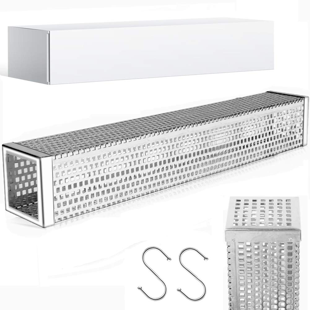 Buy Pellet Smoker Tube, 12'' Stainless Steel BBQ Wood Pellet Tube