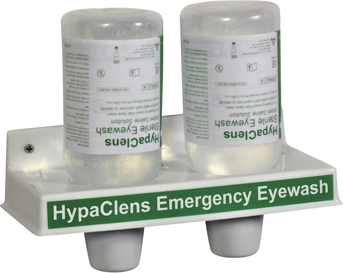 Safety First Aid Group HypaClens Emergency Premium Sterile Eyewash Station (2 x 500 ml)