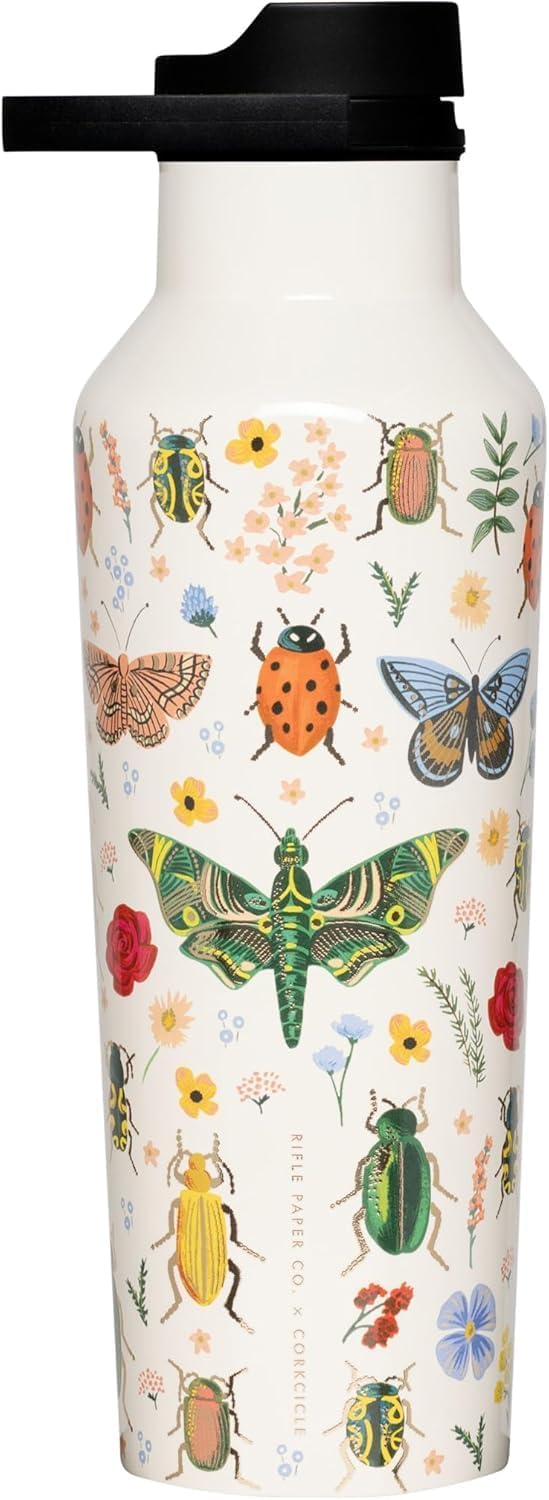 Amazon.com: Corkcicle x Rifle Paper Co. Sport Canteen