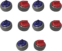 Aymzbd Mini Shuffleboard Pucks - 10PCS Portable PP Rolling Beads for Tabletop Games, Curling Replacement, 2.5x1.56cm Smooth Edge